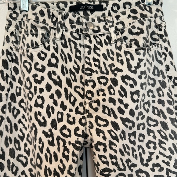 Joe’s Jeans The Charlie Snow Leopard High Rise Skinny Ankle Jeans Size 27 - Picture 5 of 15
